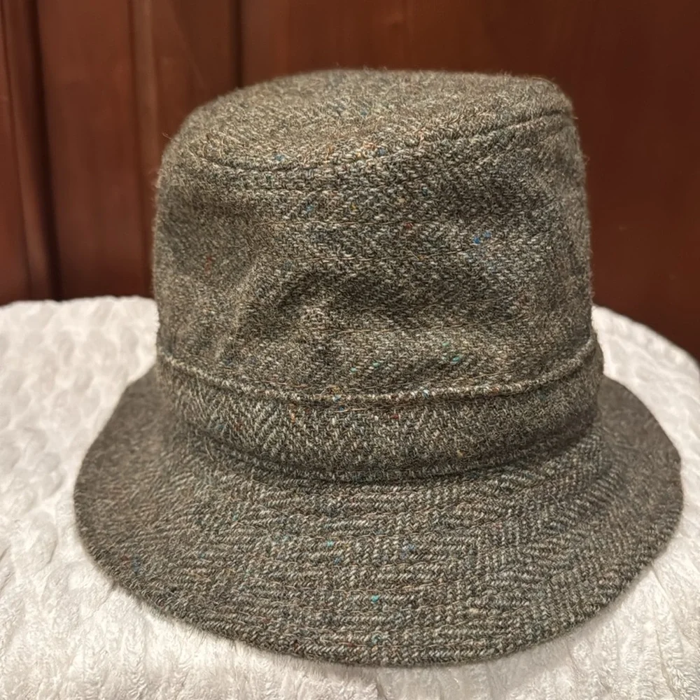 Vintage Donegal Tweed Bucket Hat - Handwoven in Ireland